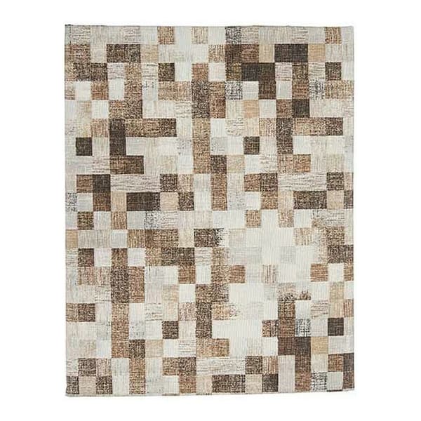 Bordduk Kinvara CUADROS-B Beige Tynn duk