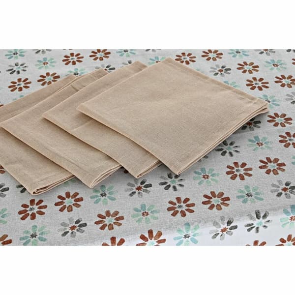 Duk og servietter DKD Home Decor 9 Deler 2 enheter 150 x 250 x 0,5 cm Grå Himmelblå