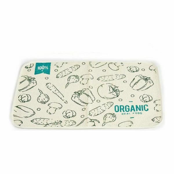 Bordmatte Kinvara 9999 Hvit Grønn 33 x 0,3 x 48 cm (12 enheter)