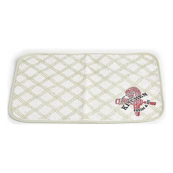 Bordmatte Kinvara 9999 Hvit Grønn 33 x 0,3 x 48 cm (12 enheter)