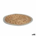 Miniatyrbilde 1 av 3: Bordmatte Naturell Grå 35 x 1 x 35 cm (48 enheter)