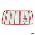 Miniatyrbilde 1 av 3: Bordmatte Kinvara Bon Appetit Hvit Rød 33 x 0,3 x 48 cm (12 enheter)