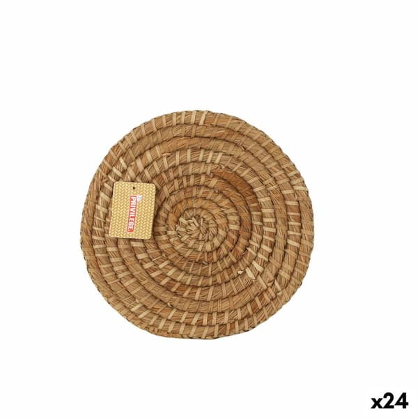 Bordmatte Privilege flettet Ø 25 cm (24 enheter)
