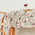 Miniatyrbilde 1 av 4: Antiflekk-harpiksduk Belum Christmas Rød Grønn Naturell 250 x 150 cm