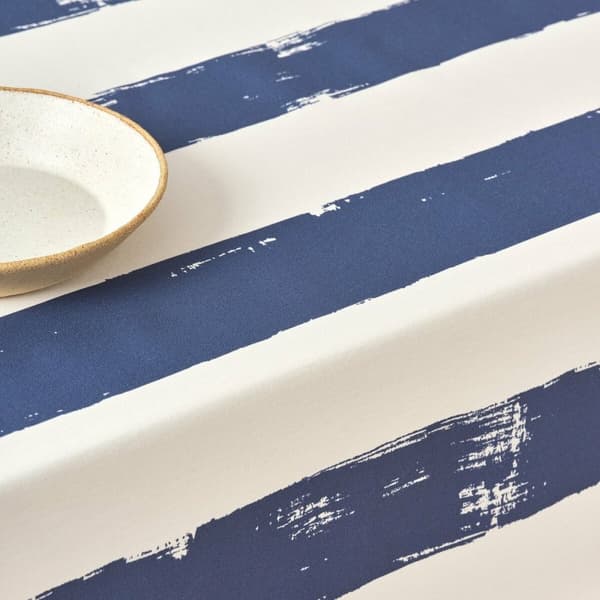 Bordduk Belum T012 Marineblå 200 x 155 cm Stripete