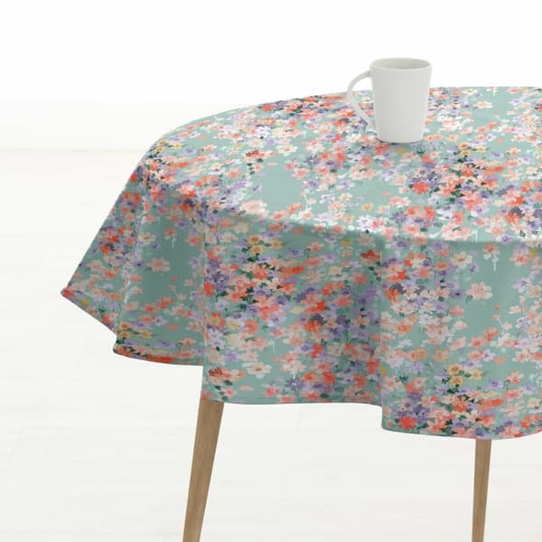 Antiflekk-harpiksduk Belum 0120-363 Flerfarget Ø 180 cm