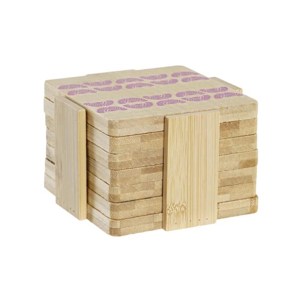 Lasinaluset DKD Home Decor Africa Bambu Siirtomaatyylinen Afrikkalainen mies (6 pcs)