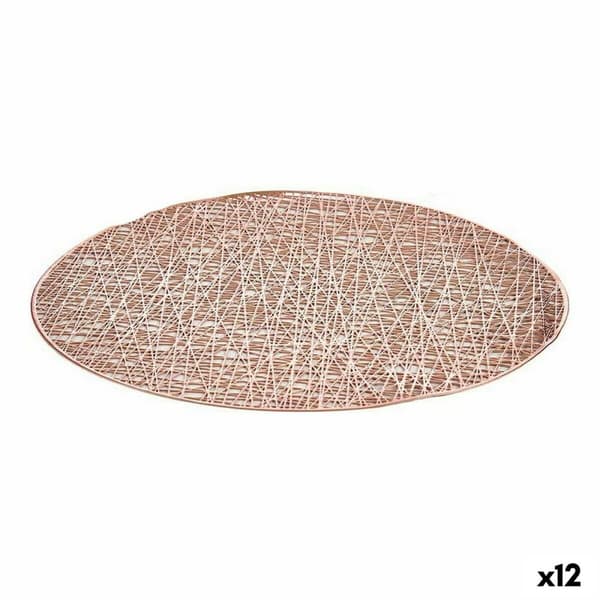 Tabletti Kinvara Pinkki Muovinen Ø 38 cm (12 osaa)