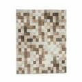 Pikkukuva 3 / 3: Pöytäliina Kinvara CUADROS-B Beige Paksu canvas 140 x 180 cm Tahroja estävä Kehykset (6 osaa)