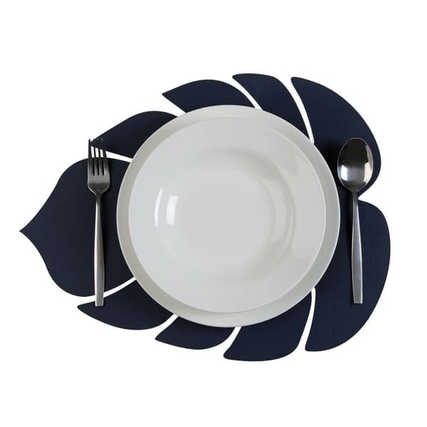 Tabletti Versa Kasvien lehtiä Sininen 35 x 44,5 cm