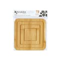 Pikkukuva 3 / 4: Tabletti Kinvara 896 Luonnollinen Bambu Neliö 19 x 1 x 19 cm (24 osaa)