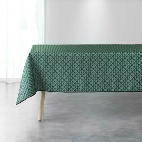 REKTANGEL BORDDUK 150 x 240 CM POLYESTER TRYCK ARTCHIC GREEN