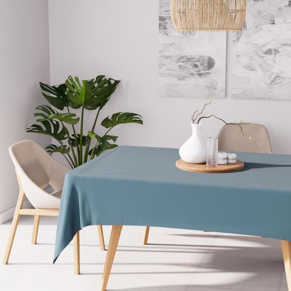 Rektangulär fläckfri duk 140X300 cm ALIX Celadon blå