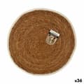 Miniatyrbilde 1 av 2: Bordmatte Privilege Marinealger Brun Med trim Ø 35 cm (36 Enheter)