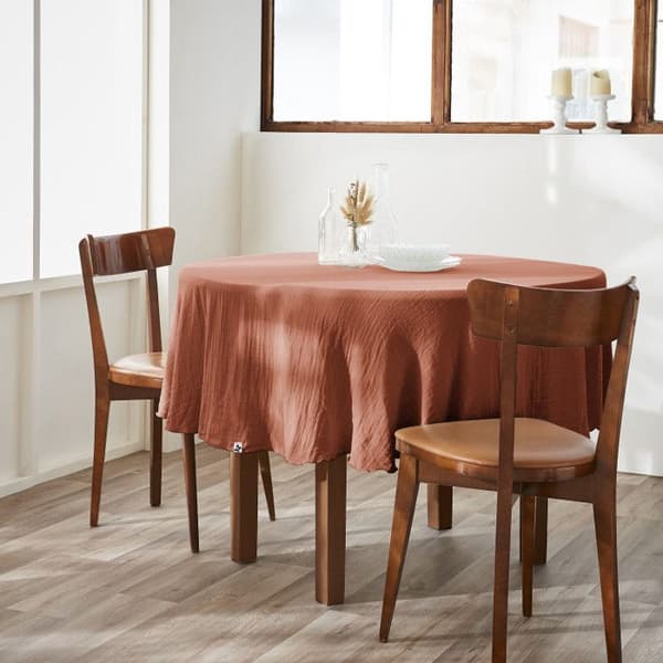 Duk "Gaïa" red 180 cm "Cotton Gauze" - Gaïa Terracotta