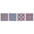 Pikkukuva 1 / 4: Lasinaluset DKD Home Decor 10,8 x 10,8 x 0,7 cm