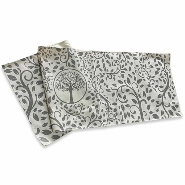 Bordløber Versa Lively Træ Polyester (44,5 x 0,5 x 154 cm)