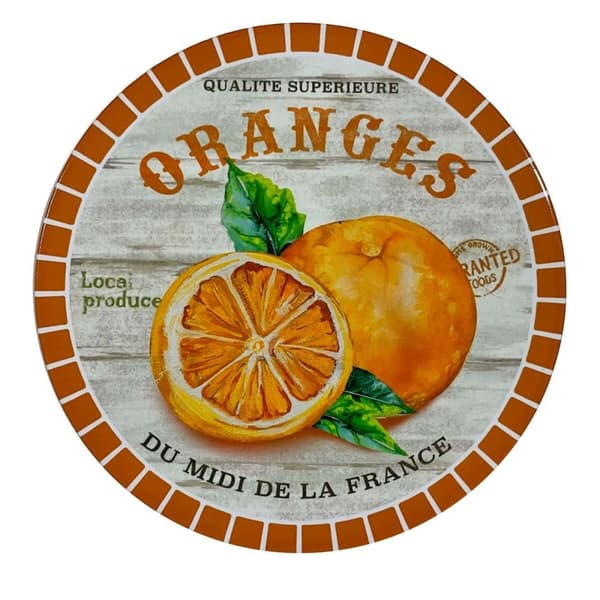 Tabletti Versa Oranssi Keraminen (20 x 20 cm)