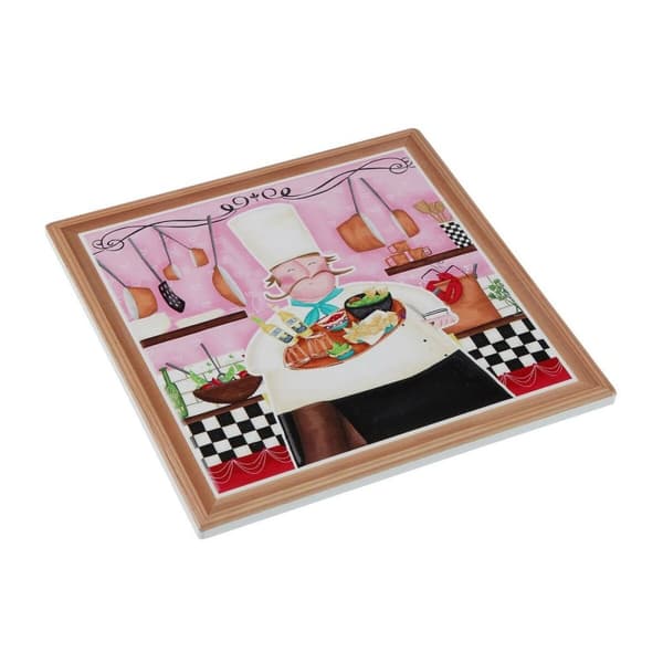Tabletti Versa Mieskokki Korkki Keraminen 20 x 20 cm