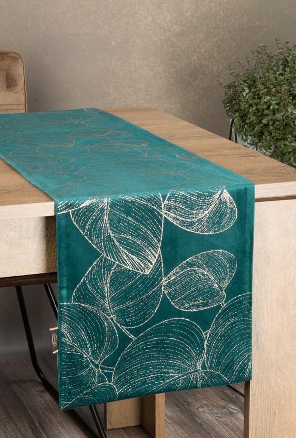 DUK BLINK 16 35 X 180 CM MÖRK TURKOS