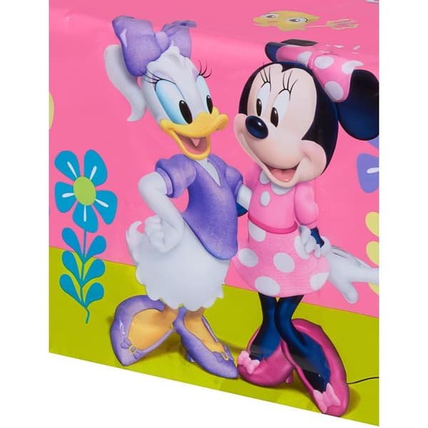 Plastikduk - DISNEY - Minnie och Daisy - 120 x 180 cm - Rosa - Rektangulär