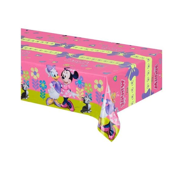 Plastikduk - DISNEY - Minnie och Daisy - 120 x 180 cm - Rosa - Rektangulär