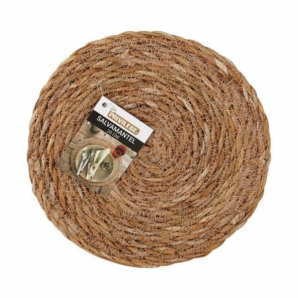 Bordmatte Privilege Marinealger Brun Ø 20 cm (36 Enheter)