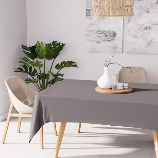 Rektangulär fläckfri duk 140x300 cm grå ALIX