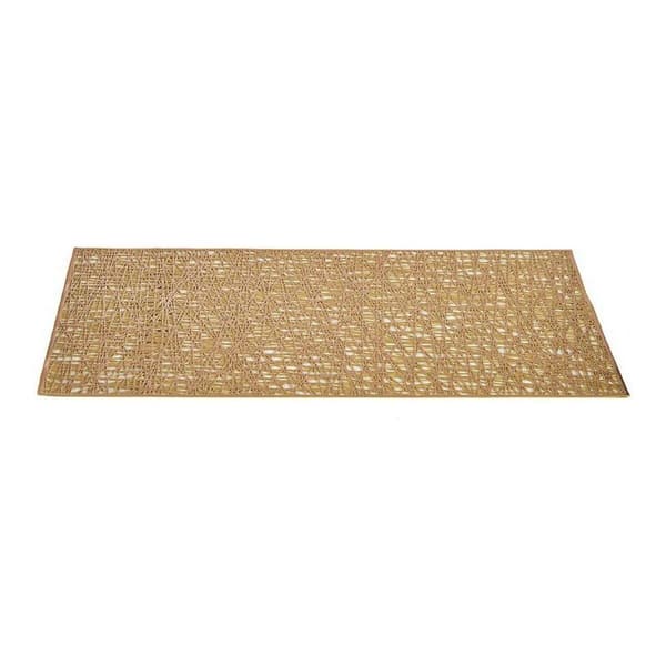 Bordsunderlägg Kinvara AR2103276 Gyllene Plast 45 x 0,01 x 30 cm (12 antal)