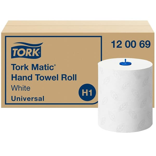 Handtorkande papper Tork Matic Vit 150 m