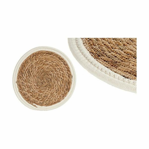 Bordsunderlägg Naturell Vit 30 x 1 x 30 cm (48 antal)