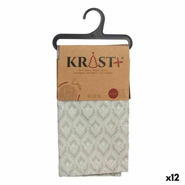 Underlägg Romb Silvrig 50 x 35 cm (12 antal)