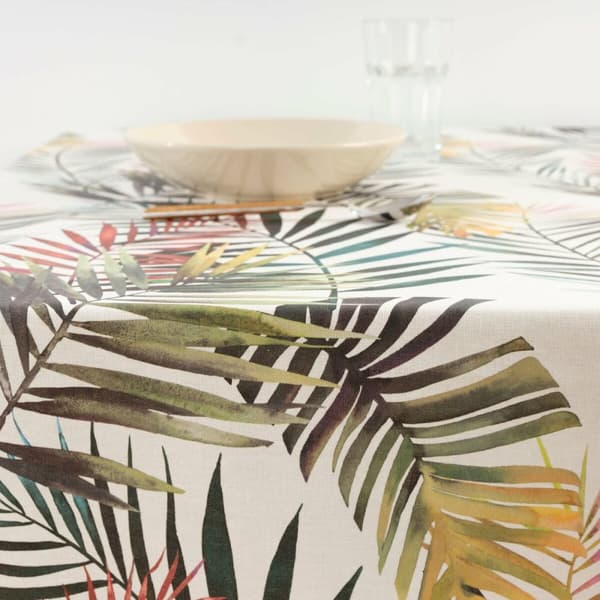 Fläckresistent bordsduk Belum 0119-4 Multicolour 300 x 150 cm Tropiskt