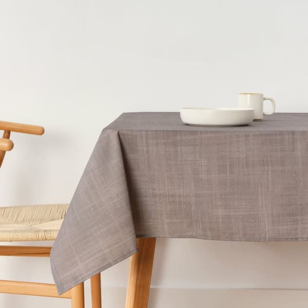 Bordsduk Belum Mörkgrå 240 x 155 cm Slät