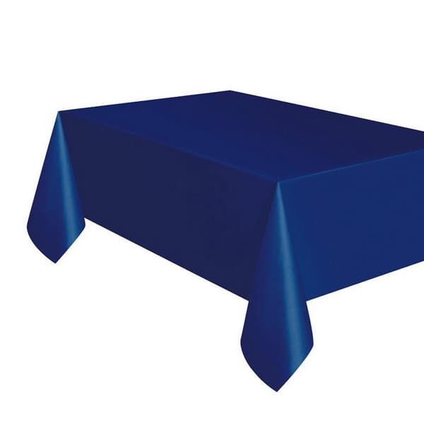 Unique Party Rectangular Plastic Solid Party Table Cover
