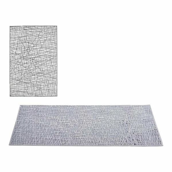 Tabletti Kinvara AR2103275 Hopeinen Muovinen 45 x 0,01 x 30 cm (12 osaa)