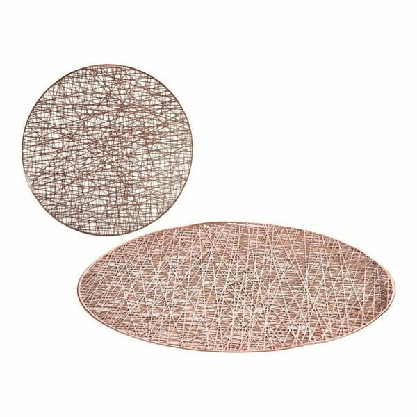 Tabletti Kinvara Pinkki Muovinen Ø 38 cm (12 osaa)