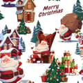 Pikkukuva 4 / 5: Hartsia hylkivä pöytäliina Belum Papa Noel Monivärinen 100 x 140 cm