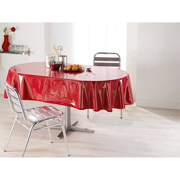TRANSPARENT PVC skyddsduk oval 140x240cm