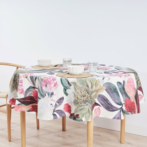 Tahroja estävä pöytäliina Belum 0318-105 Monivärinen Ø 140 cm Gėlės