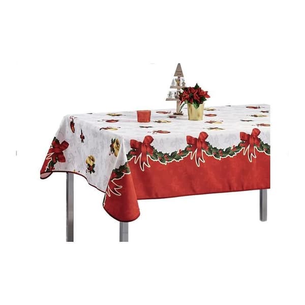 Julduk - Ej specificerad - 150x240cm - Fläckavvisande - Röd - Rektangulär