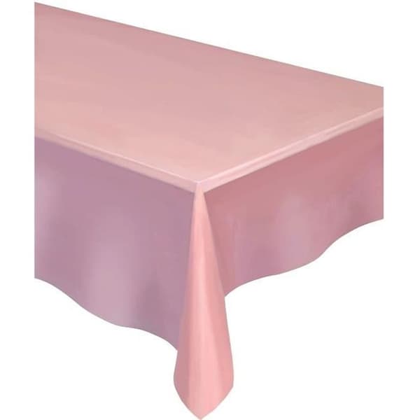 Ljusrosa plastduk - Unikt festmärke - Rektangulär - 60 x 100 cm