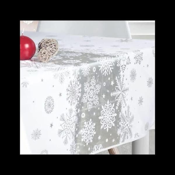 Julduk - Snö Julduk - Rekttangulär - 150x240cm - Fläckavvisande - Maskintvättbar
