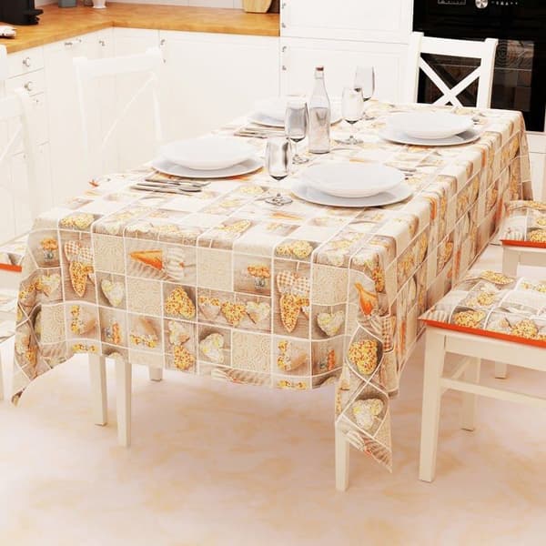 Petti artigiani italiani bordsduk - TOVCD-LIDIAARANCIO-360