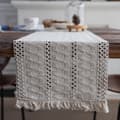 Miniatyrbilde 6 av 7: INF Beige Makramebordløper