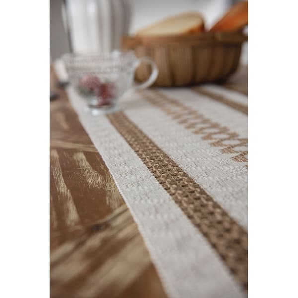 INF Linen bordløper med dusker