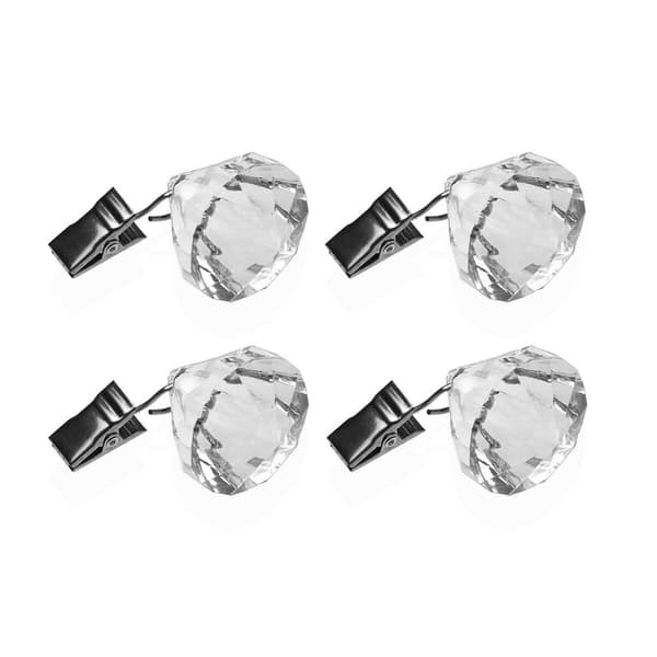 Klämma för bordsduk Versa 3,6 x 6 x 3,6 cm Diamant 4 Delar