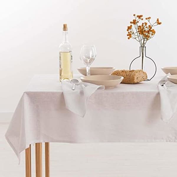 Bordsduk - BL BELUM - Linne 100% - Rektangulär - Vattenavvisande - Anti-Stain