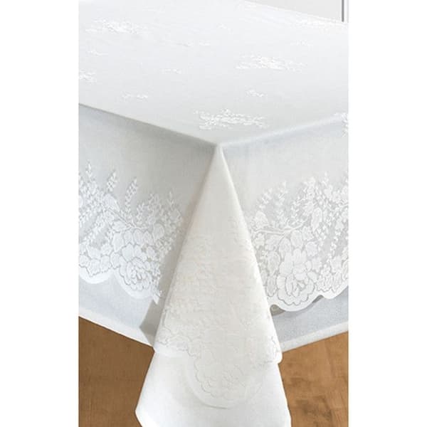 Napp med fläckskydd - Napp + Överdrag Crème - Rektangulär Napp 150 x 220 cm + Spetsöverdrag 140 x 210 cm
