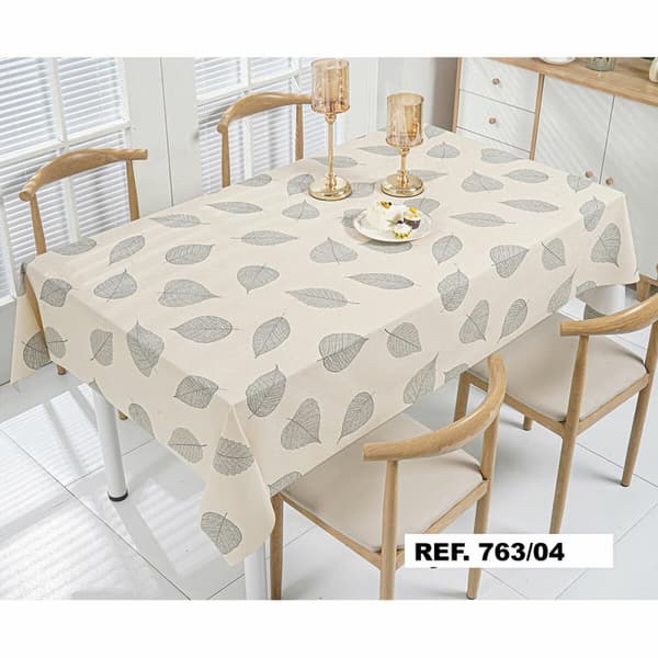 Bordsduk på rulle Productos Gol Hoja Silver 140 cm x 20 m